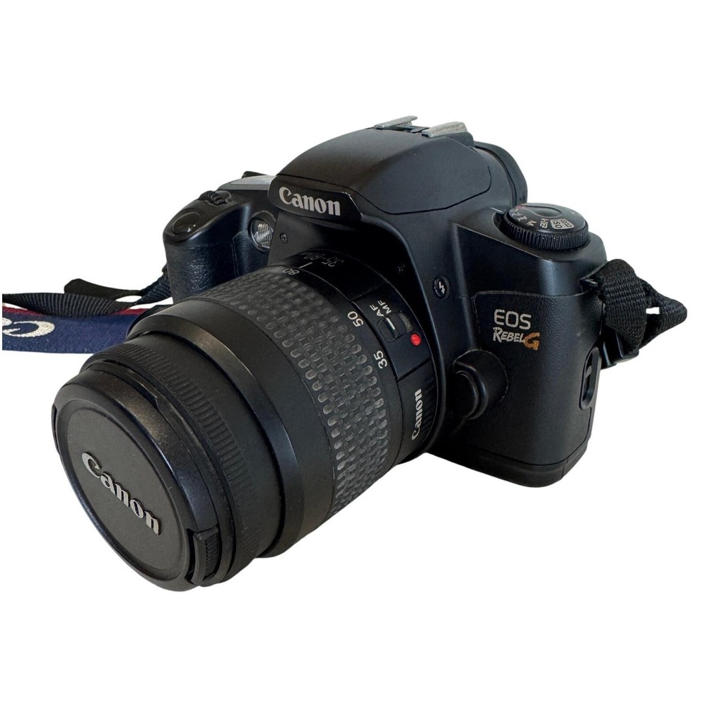 Vintage Canon EOS Rebel G 35mm Film SLR Camera with EF 35-80mm Zoom Lens  WORKS - Picture 9 of 11